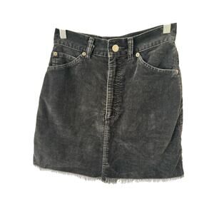 Vintage Levi’s White Tab Corduroy Skirt Sz.XS Black 60’s 70’s